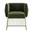 thumbnail image 6 of Sunpan Gala 19.5" Modern Fabric Dining Armchair in Forest Green, 6 of 8
