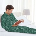 thumbnail image 6 of Goofa Green Christmas for 2-piece Loungewear Set Men’s Sleepwear Set Soft PJs Cozy loungewear Comfy Sleep Set Winter Pajamas-X-Large, 6 of 7