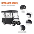 thumbnail image 6 of VEVOR 4 Passenger Golf Cart Cover Driving Enclosure Waterproof Person Roll-up Door, 6 of 9