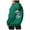 Dark Green_1, variant on Christmas Sweater for Women Sequin Shiny Red Glass Print Long Sleeve Pullover Fall Novelty Xmas Hooded Snowflake Sweatshirts