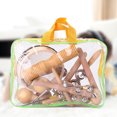 thumbnail image 4 of Juego de instrumentos de percusión de mano para niños, juego de juguetes de percusión de madera para niños, 10 Uds., 4 of 6