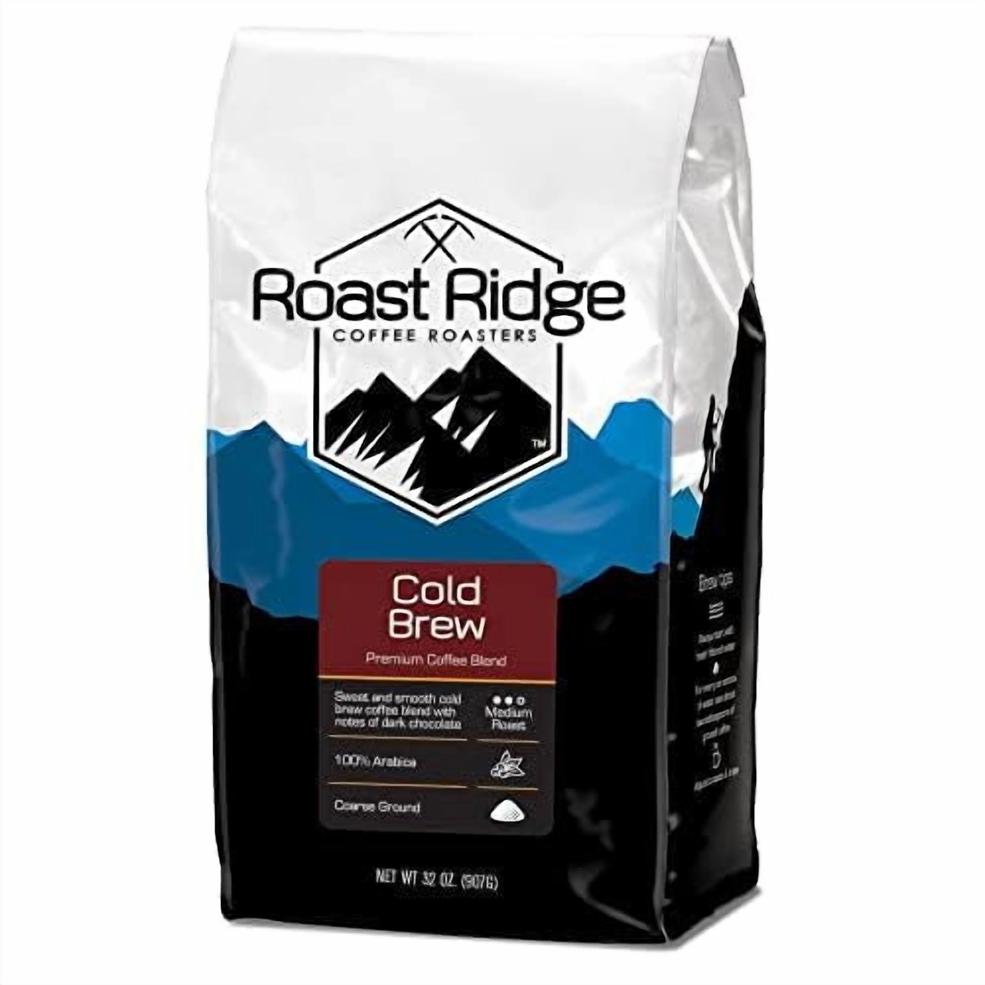 Roast Ridge Ground Cold Brew Coffee Blend, Medium Roast, 2 lb