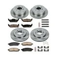 thumbnail image 3 of Power Stop Front and Rear Stock Replacement Brake Pad and Rotor Kit KOE5335, 3 of 8