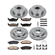 Power Stop Front and Rear Stock Replacement Brake Pad and Rotor Kit KOE5335