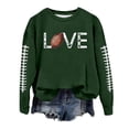 thumbnail image 1 of WEAIXIMIUNG Chandails en Molleton Maman pour Femmes Brodés Col Rond Décontracté Léger Manches Longues Imprimé Graphique Poulet Pull Top Blouse, 1 of 4