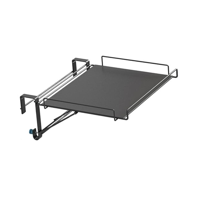 Estante de almacenamiento para puerta de gabinete, organizador de puerta de gabinete, plegable, fácil de limpiar, multiusos, estante de almacenamiento Negro