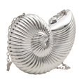 thumbnail image 4 of Bolso de Mano con Cadena Jinwen para Damas y Niñas Plata, 4 of 8