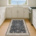 thumbnail image 2 of Alfombra Hazo Haus, color negro, bohemio, lavable, 90 x 120 cm, entrada, 2 of 7