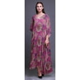 thumbnail image 2 of Bimba Kaftan Floral pour Femmes, Tenue d'Intérieur de Vacances, Robe Maxi, Couvre-Maillot de Plage - 4X-5X, 2 of 5