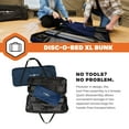 thumbnail image 6 of Disc-O-Bed Extra Large Outdoor Convertible 2 Person Portable Camping Bunk Cots, Navy, 6 of 11