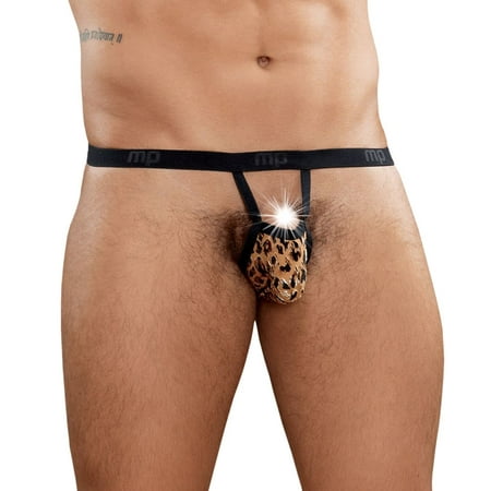 - Men's Male Power 458-184 Animal Burnout Strappy G-String