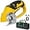 Yellow, variant on Cordless Rechargeable Electric Scissor, Cardboard Cutter with LED Light, Electric Box Cutter, Electric Scissors for Cardboard, Electric Scissors for Cutting Fabric, USB Charging (Green)