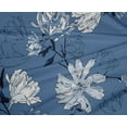 thumbnail image 4 of oneOone Polyester Lycra Dusty Blue Fabric Florals Sewing Craft Projects Fabric Prints By Yard 56 Inch Wide, 4 of 4