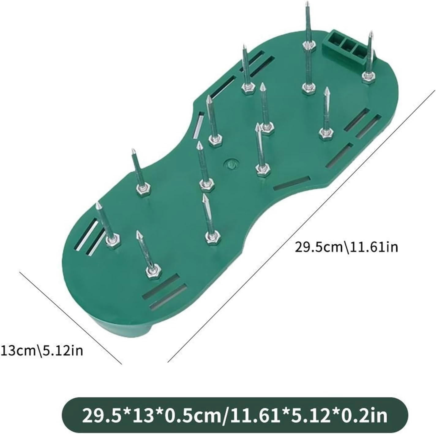 Lawn Aerator Garden Lawn Aerator Shoes Garden Scarifier Shoes Cultivator Scarification Nail Tool Lawn Aerator Spikes Shoes Tools(Black)