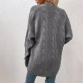 thumbnail image 4 of CAICJ98 Winter Jacket Insulated Weather Resistant Quilted Mid-Length Puffer Parka Coat Jackets for Womens with hood Dark Gray M, 4 of 4