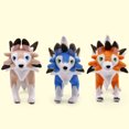 thumbnail image 4 of 5 estilos Pokemon sol/luna Alola Solgaleo Lycanroc juguetes de peluche Anime Lunala Lycanroc atardecer y medianoche muñeco de peluche regalo de Navidad para niños, 4 of 5
