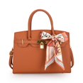 thumbnail image 1 of Nuevo bolso con cierre, bufanda, bolso de platino, bolso cruzado popular, bolso de hombro de mano con patrón de litchi, estilo moderno, 1 of 5