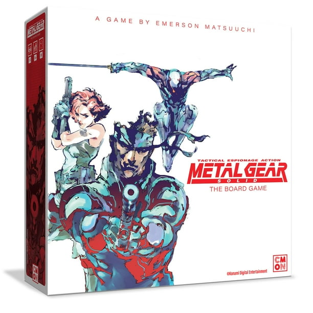 Juego de mesa Metal Gear Solid Stealth Strategy 14+ Ages CMON