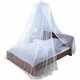 thumbnail image 2 of Mosquitera para cama, mosquitera para cama doble, dosel para cama de bebé, fácil de instalar, adecuada para cama de bebé, cama individual, cama doble, blanco TUNC Sencillez, 2 of 5
