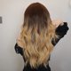 thumbnail image 4 of Peluca de cabello sintético con flequillo para mujer, pelo largo ondulado Natural, marrón a rubio, ombré, Cosplay, resistente al calor diario, 4 of 4