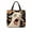 B, variant on Screaming Goat Printed Handbag, Stylish Quilted Tote with Funny Animal Print, Novelty Shopper for Daily Commute, Beach