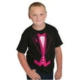 thumbnail image 5 of Breast Cancer Awareness Print Tuxedo Boys Kids T Shirt Tees Tops Teen Brisco Brands M, 5 of 6