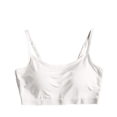 ATOYSOY Cotton Lined Sports Bra Everyday Bra Padded Yoga Activewear Teens Bralette Solid Color Underwear Workout Comfort Bra Push Up Breathable Clearance Wireless Tank Tops S