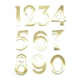 thumbnail image 2 of 3-Inch Brass Mailbox Number 3 – Self Adhesive Floating #3, 2 of 2