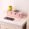thumbnail image 2 of Huayishang Storage Box New Popular Multifunctional Convenient Home Power Socket Storage Box 1Pc, Kitchen Essentials Clearance Sale Pink, 2 of 4