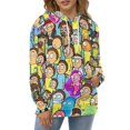 thumbnail image 5 of Rick And Morty Unisex Adult Hoodie Casual Hooded Sweatshirt Pullover Novelty 3D Printed Sweater Jacket 2XL, 5 of 8