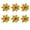 Gold, variant on KCEHTA Valentines Day Decorations, 6 Pcs Christmas Poinsettia Flowers, Christmas Tree Flowers with Clips, Artificial Poinsettia Flowers for Christmas Trees, Wreaths, Garlands