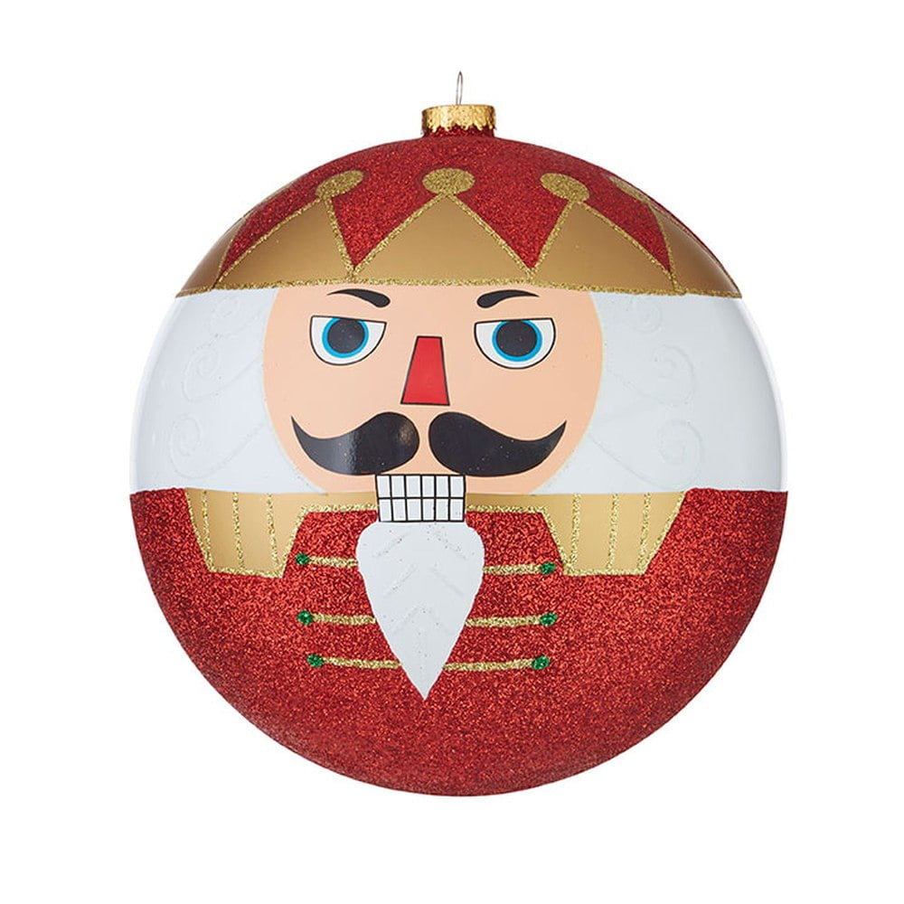 Raz Imports Nutcracker Traditions 8" Nutcracker Ball Ornament
