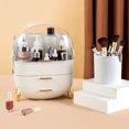 thumbnail image 4 of Makeup Organizer Large Capacity Cosmetic Storage Makeup Case with Drawer Lid, 4 of 10