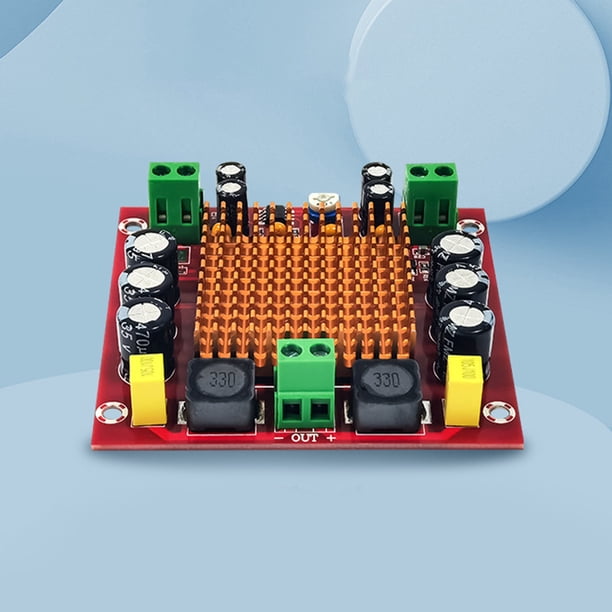 Tablero Amplificador XH-M544 TPA3116DA Fuente de alimentación digital Amplificador de audio 150W Alta potencia DC 12-26V Likrtyny Para estrenar