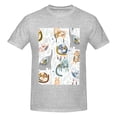 thumbnail image 4 of Bingfone Cute Colorful Animal Men'S Loose Fit Short-Sleeve Pocket T-Shirt, 4 of 7