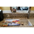 thumbnail image 2 of Caroline's Treasures Boats at Harbour with a view Dish Drying Mat, 2 of 2