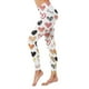 thumbnail image 1 of Gibobby Leggings Con Forro Polar Mujer Medias para mujer Compresión Día para San Valentín Patten Pantalones de cintura alta Yoga Correr Fitness Leggings de cintura alta（Blanco， S), 1 of 4