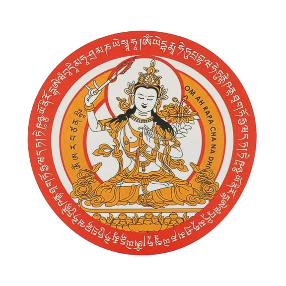 2 Pcs of Feng Shui Manjushri Window Stickers