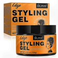 thumbnail image 1 of Flake-Free Styling Wax, 120g Strong Hold Gel for All Hair Types, Non-Greasy Edge Control Solution, Long-Lasting Braiding Support, 1 of 5