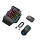 thumbnail image 2 of Kit Gamer HXSJ - Mouse A883 RGB + Teclado V100 35 teclas + Adaptador P8 para Android - Compatible con Windows/Android/Linux - Iluminación LED - Plug & Play - Portátil, 2 of 7