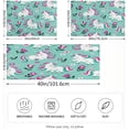 thumbnail image 2 of Coolnut Cute Baby Unicorns Satin Pillowcase for Hair and Skin Silk Pillowcase, Queen Size(20x30 inches) - Slip Cooling Satin Pillow Covers with Envelope Closure（359） Home Decor Gifts, 2 of 7