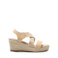 thumbnail image 2 of Sandalias de Cuña DREAM PAIRS Plataforma Tacón 7 cm Nude Slip-On, 2 of 6
