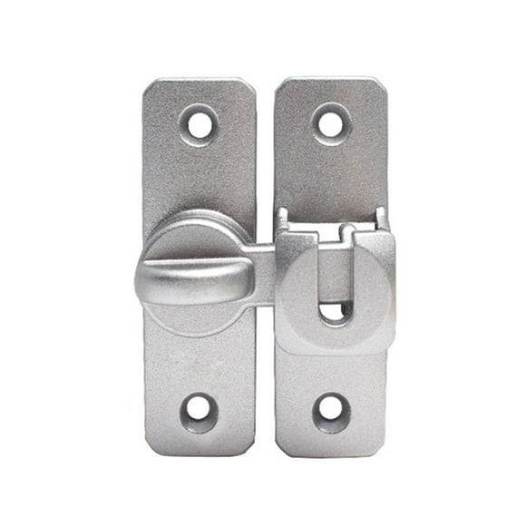 MYG Door Lock Guard Latch Bolt 90 180 Degree Barn Door Lock Bolt Zinc Alloy Sliding Door Latch Lock Privacy Gate Bolt Latch
