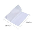thumbnail image 2 of KAKOWELY 8 Pcs Transparent TPU Tent Repair Patch Waterproof Mend Tape Fabric and Vinyl Repair Tape for Tent Exercise Ball Kayak Inflatable Bed Pool Float,2.76"X2.76"(LxW), 2 of 5