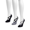 thumbnail image 3 of MUK LUKS Women's Pilates Ballerina Cotton Low-Cut Socks, 3-Pack, Shoe Sizes 6-10, 3 of 6