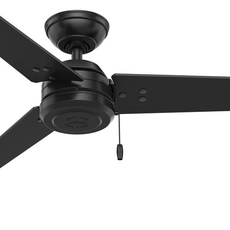 Hunter Fan 52 Outdoor Ceiling In Matte Black 3 Hunter Fan 52 Outdoor Ceiling In Matte Black 3 Blade