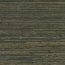 Kenneth James Shandong Chocolate Ramie Grasscloth Wallpaper