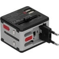 thumbnail image 1 of Universal Travel Adapter,international Power Adapter With 2 Usb Ports,100v To 240v Plug Charger For 220 Countries(gray), 1 of 5