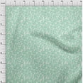 thumbnail image 4 of oneOone Viscose Chiffon Sea Green Fabric Block Craft Projects Decor Fabric Printed By The Yard 42 Inch Wide-LU, 4 of 5