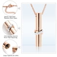 thumbnail image 3 of Personalize Cylinder Urn Pendant Keepsake Nacklace Cremation Jewelry for Ashes Holder Infinity Circle of Life Urn Pendants with Chain Memorial Jewelry - Toghther & Forever / In Loving Memory, 3 of 6